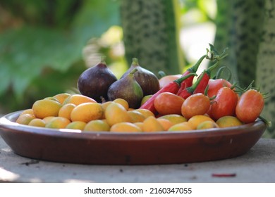 Homegrown  Fresh And Organic Vegetables. Let's Join Go Green, Save Our Planet And Sustainable Projects For A Better Planet. And Grow Our Own Food. 