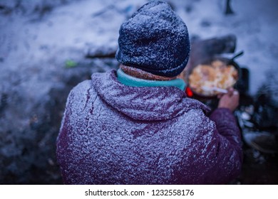 Homeless People During Winter