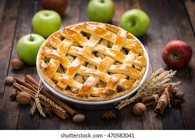 Homemade apple pie 