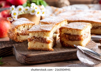 Homemade apple pie pastry, sweet and dessert concept. - Shutterstock ID 2163504941