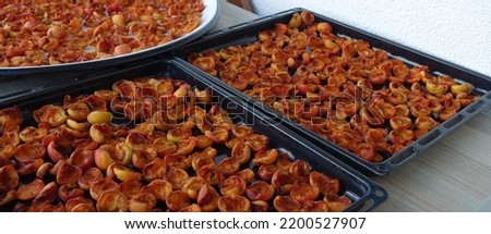 homemade apricot drying process, fruit drying process in summer, drying fruit in the sun,
