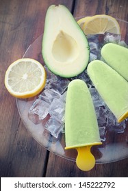 Homemade Avocado Popsicle