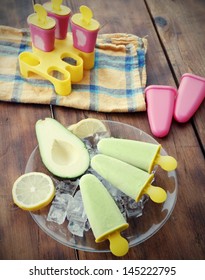 Homemade Avocado Popsicle