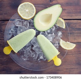 Homemade Avocado Popsicle