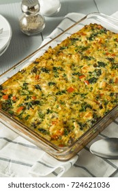 Homemade Baked Egg Casserole With Potatoes And Sausage