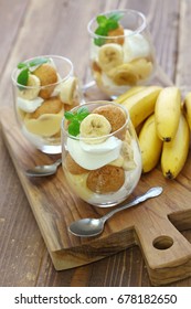 Homemade Banana Pudding, Southern Dessert
