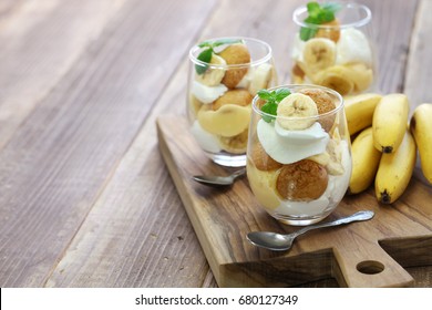 Homemade Banana Pudding, Southern Dessert