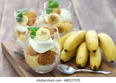 Homemade Banana Pudding, Southern Dessert