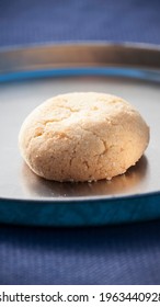 Homemade Biscuit On Metallic Surface