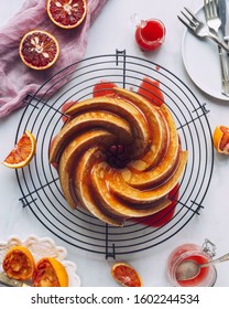 Homemade Blood Orange Bundt Cake