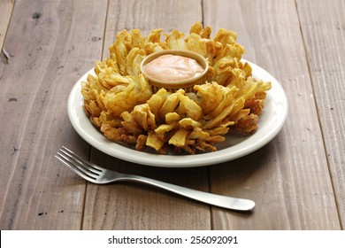 Homemade Blooming Onion, American Food