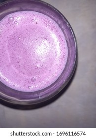 Homemade Blueberry Smothie, Healty Food