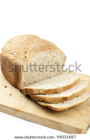 Similar – Image, Stock Photo Rustic bread on wooden table