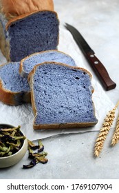 Homemade Bread Butterfly Pea Flower Ingredients Stock Photo Edit Now