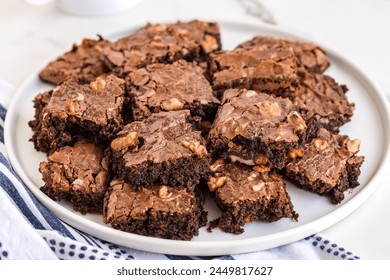 Homemade brownies, chocolate walnut brownie recipe - Powered by Shutterstock