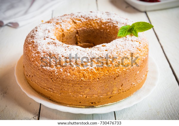 Homemade Bundt Cake Decorated Mint Stock Photo Edit Now 730476733