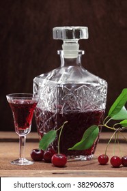 Homemade Cherry Liqueur / Juice   