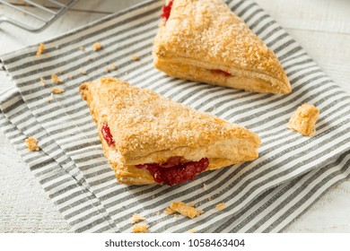 Homemade Cherry Turnover Pastries Ready to Eat