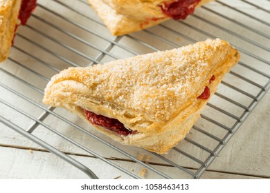 Homemade Cherry Turnover Pastries Ready to Eat