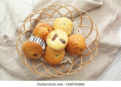 Homemade Chestnut In Muffin For Autumn Breakfast