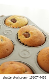 Homemade Chestnut In Muffin For Autumn Breakfast