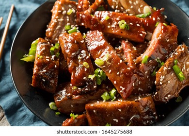 Homemade Chinese BBQ Pork Ribs with Rice