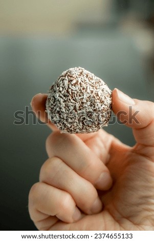 Homemade chocolate oatmeal balls (Swedish chokladbollar