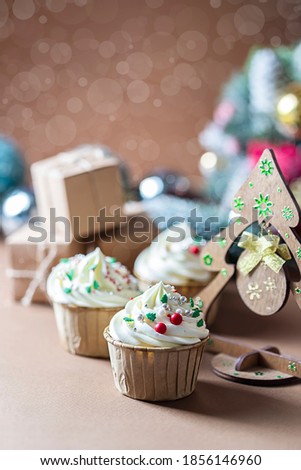 Similar – Image, Stock Photo cupcake christmas tree