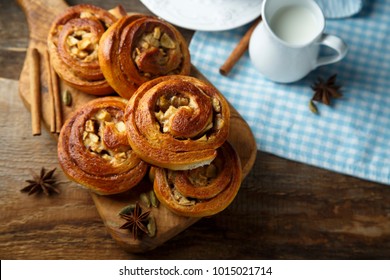 Homemade Cinnamon Rolls With Apple