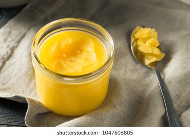Homemade Clarified Butter Ghee in a Bowl
