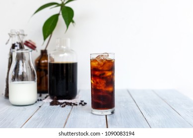 Homemade Cold Brew Iced Coffee Summer Beverage