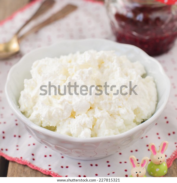 Homemade Cottage Cheese Quark Cream Cheese Stock Photo Edit Now