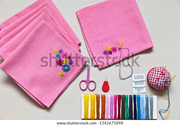 Homemade Crafts Decorating Kitchen Napkins Simple Backgrounds