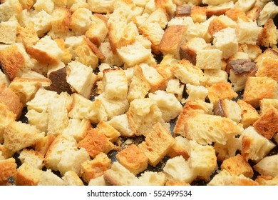 Homemade Croutons From White Bread