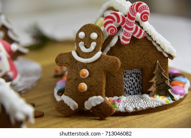 Homemade Decorated Ginger Bread House