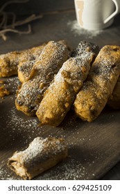 Homemade Deep Fried Candy Bar With Powdered Sugar