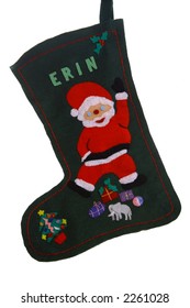 Homemade Felt Christmas Stocking