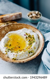 Homemade Feta Dip With Nuts And Honey