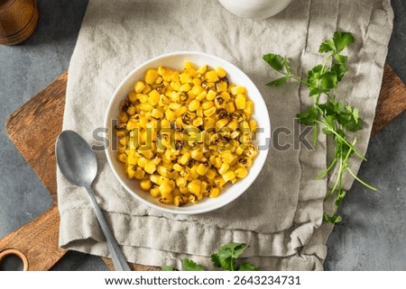 Homemade Fire Roasted Corn Kernels in a Bowl