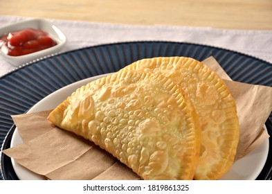 Homemade Fried Pastry On Plate