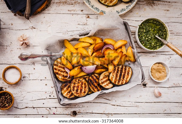 Homemade Fried Potatoes Perfect Finger Food Stock Photo Edit Now