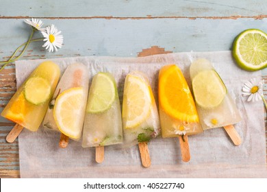 Homemade Fruit Popsicle Sticks