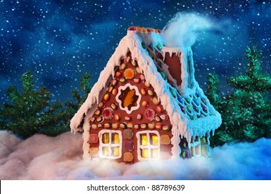 Homemade Gingerbread House