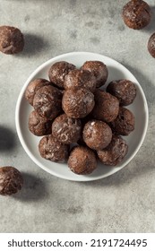 Homemade Glazed Chocolate Donut Holes For Breakfast