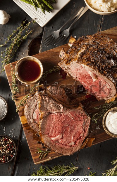 Homemade\
Grass Fed Prime Rib Roast with Herbs and\
Spices