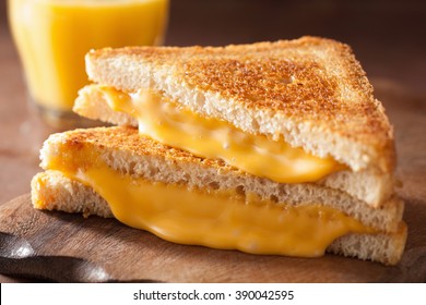 Homemade Grilled Cheese Sandwich For Breakfast