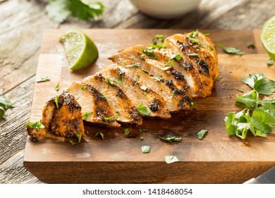 Homemade Grilled Chipotle Chicken Breast with Cilantro and LIme - Powered by Shutterstock