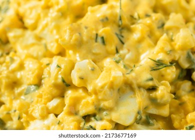 Homemade Healthy Egg Salad With Dill And Mayo