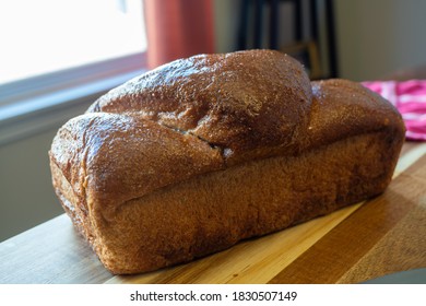 Homemade Honey Wheat Bread With A Honey Glaze