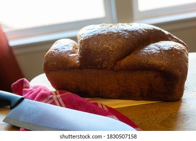 Homemade Honey Wheat Bread With A Honey Glaze